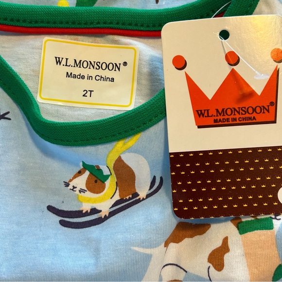 NWT Sz2T ML Monsoon Christmas Dress - Picture 5 of 6